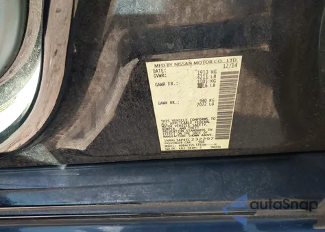 2015 Nissan Altima 2.5 Sl из США, поврежденный, VIN 1N4AL3AP4FC232297